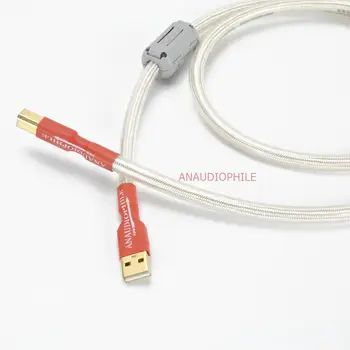 QEDD Skiedra, Padengtą HiFi USB Kabelis QED Parašas USB A Į B Garso Duomenų Kabelis Patobulintas Shield HiFi USB Kabelis