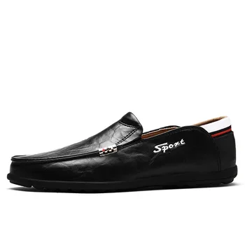 QFFAZ mens batai mados prekės ženklo vyrai mokasīni, pavasarį, rudenį mokasinai vyrų natūralios odos vaikščiojimo batai vyriški butai batai