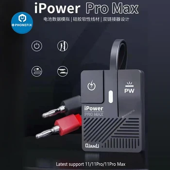 Qianli iPower Max Pro Maitinimo Kabelio Bandymo Kabelis iPhone, 11 11Pro Max XS XSMAX X 8 8P 7G 6S 6P DC Maitinimo Kontrolės Testą Kabelis