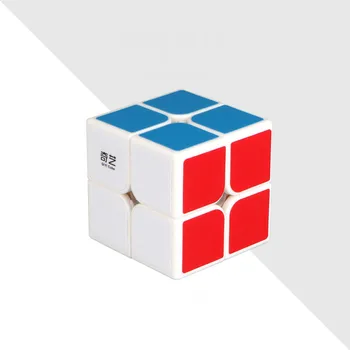 Qiyi 2X2 Magic Cube 2 2 Kubo 50mm Greitis Kišenėje Lipdukas Kubo Galvosūkį Profesinio Švietimo Žaislai Vaikams Kubo Cubo
