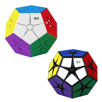 Qiyi 2x2 Megaminxeds Magija Greitis Kubo 12 Pusėje Dodecahedron Puzzle Kubeliai Stickerless 2x2x2 Megaminxeds Žaislai Chiliren