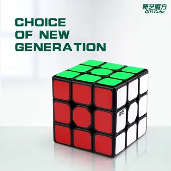 Qiyi 3x3x3 kubo Profesinės 5.7 CM Greitis Cube Puzzle Cube Neo Cubo Magico Lipdukas Vaikų Švietimo žaislai