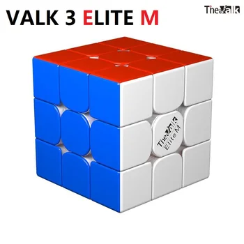 Qiyi Valk3 Elite M 3x3x3 Magnetinio Magic Cube Valk3 M Elito Magnetai Greitis Kubai Valk 3 Elite M Įspūdį Cubo Magico Professiona