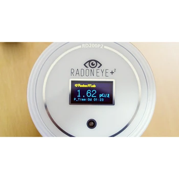 Radono Akis + plius di smart radono detektorius prisijungti prie žiniatinklio wifi pridėti temperatūros ir drėgmės