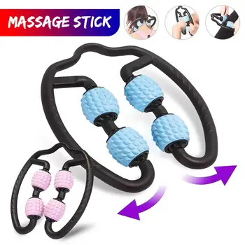 Raumenų minkštiklis masažas roller Reguliuojamas plotis Putų ašis, plonas kojos blauzdos raumenų pašalinti masažas stick jogos fitneso įranga