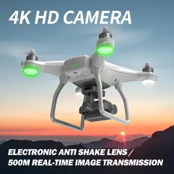RCtown X35 Drone GPS WiFi 4K HD Kamera Profesinės RC Quadcopter Šepečiu Motorinių Tranai Gimbal Stabilizatorius 28 minutę Skrydis
