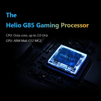 Realme 7i 7 i Pasaulio Versija 4GB 64GB Išmanųjį telefoną MediaTek Gel G85 Žaidimų Procesorius 48MP AI Triple Kameros, 6000mAh 18W mokestis