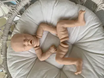 Reborn baby doll rinkiniai 18inch miega nekilnojamojo kūdikių dvyniai lėlės modelis, labai minkšta liesti švieži spalva unpainted nebaigtų lėlės dalys