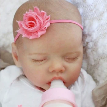 Reborn baby doll rinkiniai 18inch miega nekilnojamojo kūdikių dvyniai lėlės modelis, labai minkšta liesti švieži spalva unpainted nebaigtų lėlės dalys