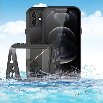 Redpepper Vandeniui Atveju Krepšys iPhone 12 12 Pro Max IP68 2M po vandeniu atsparus smūgiams atsparus Vandeniui Uždaromos Case Cover for iPhone 12