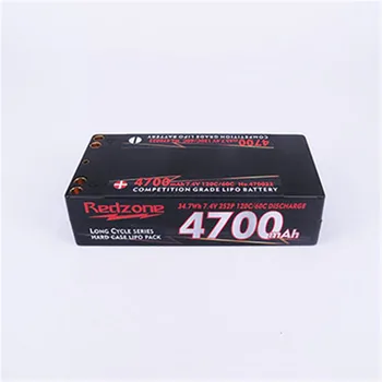 Redzone lipo 120C 4700mAh 7.4 V Lenktynių nuotolinio valdymo automobilio baterija