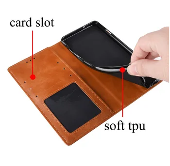 Retro Flip Book Odos Padengti OnePlus 7T Pro 6T 3T 5T atveju Magnetinio apversti piniginės atveju Vienas Plius 7 6 5 3 8 8T Telefono dangtelį