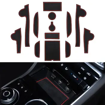 RUIYA Durų Groove Kilimėlis K5 DL3 2020 2021 Automobilių Anti-Slydimui atsparus Dulkėms Vartų Angą Padas Auto Interjero Aksesuarų 13 Vnt Raudona Balta