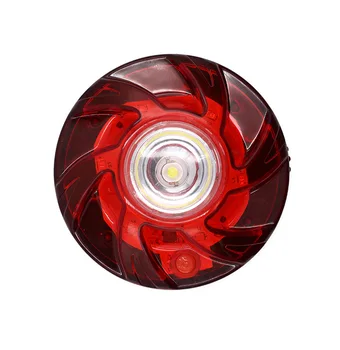 Ryškus LED Apvalus Strobe Švyturys Raudona Pagalbos Mirksinti Įspėjimo Lemputė Kelių Saugos informacija Atsargiai Šviesos Magnetinis pagrindas