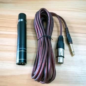 S50 Maitinimo Adapteris Saksofonui Mikrofonas G9 S163, Įrašas dėl Mikrofono Maitinimas Preamp Converter XLR su 5 metrų 6.5 mm kabelio