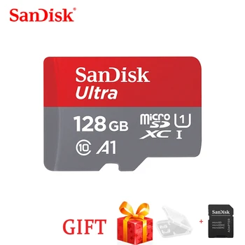 SanDisk A1SDSQUNC Atminties Kortelė 16GB 32gb 64GB 128GB adapteris Micro sd kortelės Class10 UHS-1 