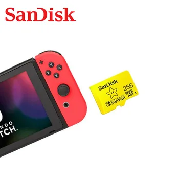 SanDisk Naujas stilius 128GB 64GB 256 GB micro SDXC UHS-I atminties korteles Nintendo Jungiklis TF 64 128 256 GB 