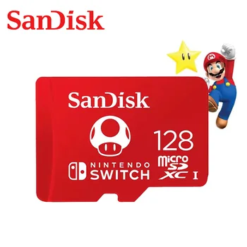 SanDisk Naujas stilius 128GB 64GB 256 GB micro SDXC UHS-I atminties korteles Nintendo Jungiklis TF 64 128 256 GB 