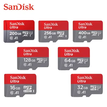 SanDisk Ultra Atminties Kortelės 200GB 256 GB micro SD Kortelė 32GB 64GB 128 GB Class 10 