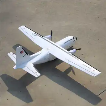 Sandėlyje C-160 Cargotrans Twin Hercules 1120mm Sparnų EPĄ Warbird Transporto RC Lėktuvo PNP Modelis mergaitėms Dovanų