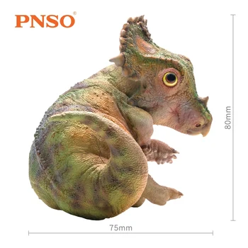 SANDĖLYJE! PNSO Jaunų Sinoceratops Kūdikių Imituojamas Realus Juros periodo Dinozaurų Pav Gyvūnų Modelio Surinkimo Dovana Vaikams Suaugusieji