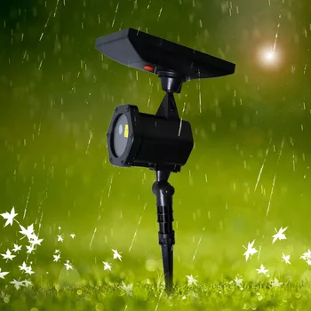 Saulės Projektoriaus Šviesos Raudona ir Žalia Žvaigždė Parodyti Kalėdų Dekoratyvinis Lazerio Šviesos Vandeniui LED Kraštovaizdžio Dėmesio Atostogų