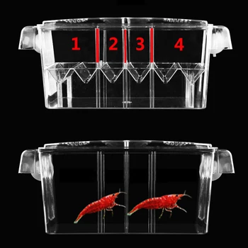 Savarankiškai Slankiojo Žuvų Inkubavimo Lauke Aukštos Skaidri Akvariumas Veisimo Inkubatorius Atskirai Box, Multi-Funkcija Dvigubas Sluoksnis Žuvų Bakas