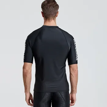 SBART vyriški trumpomis Rankovėmis Nardymo Wetsuits Lycra, Anti-UV Quick-dry Plaukimo Banglentės, Snorkeling Paplūdimio maudymosi kostiumėlį, T-marškinėliai Bėrimas Apsaugai