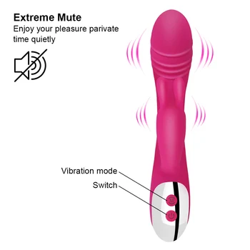 Sekso Žaislas Moterims Galingas Rabbit Vibratorius Klitorio Stimuliacija Moterų Masturbacija Chargable Dildo Penis Vibratorius Su 7 Greičių