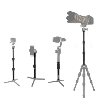 Selens Aliuminio lydinio Pratęsimo Zoomable Lazdele Monopodzie Gimbal Polių Trikojo Su Selfie Stick 1/4 Varžtas Studija Vaizdo Fotografija