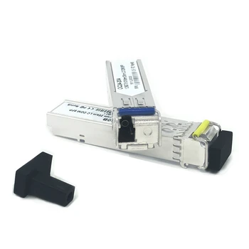 SFP LC Fiber optic modulis 1,25 G LC 20KM 1310/1550nm Vieno Pluošto Optinis SFP Modulis radijo stotelė UŽ ONU OLT 5 poros