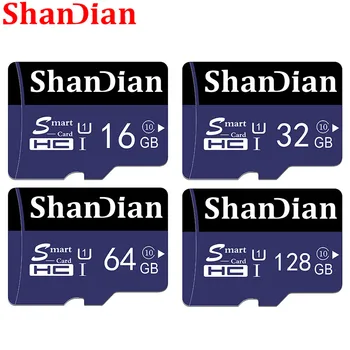 ShanDian Originalus Smart sd kortelę 64GB 32GB 16GB 8GB SDHC SDXC Atminties Kortelės SmartSDXC SmartSDHC class10 6 klasės Smartsd TF Kortelė