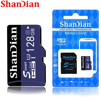 ShanDian Originalus Smart sd kortelę 64GB 32GB 16GB 8GB SDHC SDXC Atminties Kortelės SmartSDXC SmartSDHC class10 6 klasės Smartsd TF Kortelė