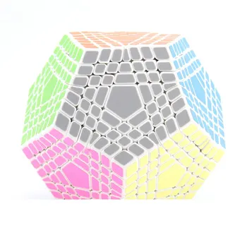 ShengShou Megaminxeds 7x7x7 Magic Cube 7x7 Teraminxeds Cubo Magico Profesinės Neo Greitis Kubo Galvosūkį Antistress Žaislai Vaikas