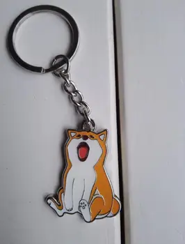 Shiba Inu Doge Logotipas keychain paketų prižiūrėtojų raktinę Metalo 3D Pakabukas Dovana Kolekcionieriams Shiba Inus Fan Club Aukštos Kokybės