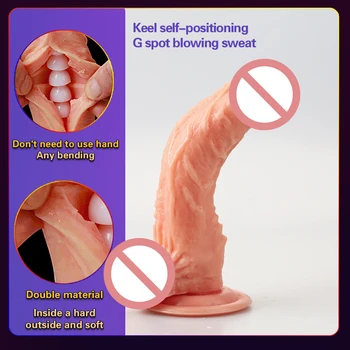 Silikoninis Dildo Suaugusiems, Sekso Žaislai Moterims Masturbacija Klitorio Stimuliatorius Strap On Dildo Realistiškas Penis Dėvėti Kelnaitės