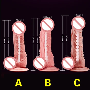 Silikoninis Dildo Suaugusiems, Sekso Žaislai Moterims Masturbacija Klitorio Stimuliatorius Strap On Dildo Realistiškas Penis Dėvėti Kelnaitės