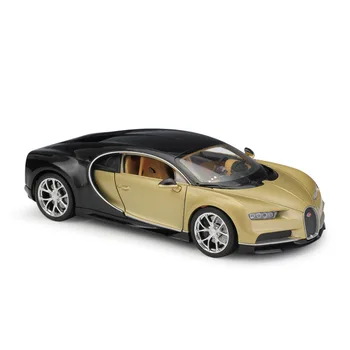 Simuliatorius Bugatti Chiron Welly Diecast Modelio Automobilių 1:24 Masto Klasikinių Automobilių Sporto Metalo Lydinio Lenktynių Žaislas Automobilis Berniukas Dovanų Kolekcija