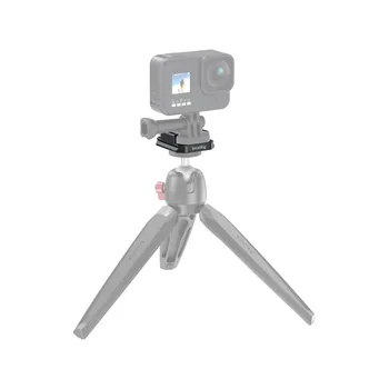 SmallRig Kameros Platformą, Sklendė, Adapteris su Arca Greito Atleidimo Plokštė, skirta GoPro HERO 8 / 7 / 6 / 5 Juoda Vlogging Įrenginys 2668