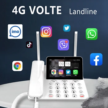 Smart 4G LTE Belaidžio Žemės linijos Telefono Android OS P1 tarptautinė Kalba ir Apps 
