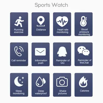 Smart Apyrankę Žiūrėti Bluetooth 4.2 Smart Stebėti Širdies Ritmą Ir Deguonies Kraujo Spaudimas Sport Fitness Tracker Skaitmeninis Žiūrėti Vyrai Moterys