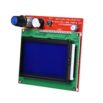 Smart Dalys, RAMPOS 1.4 Valdytojas Skydelis 12864 LCD Ekranas Stebėti Plokštė Mėlynos spalvos Ekrano Modulis 3d spausdintuvas