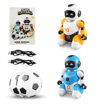 Smart Protingas Žaisti Futbolą Robotas Nuotolinio Valdymo pultas RC Futbolo robotas su Dainavimas, Šokiai, Futbolas Programavimo 2vnt robotas mūšio