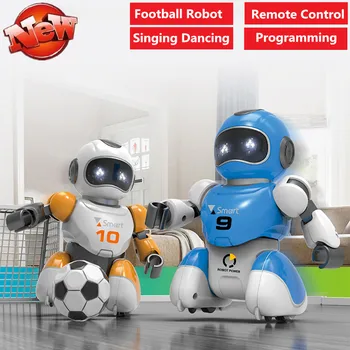 Smart Protingas Žaisti Futbolą Robotas Nuotolinio Valdymo pultas RC Futbolo robotas su Dainavimas, Šokiai, Futbolas Programavimo 2vnt robotas mūšio