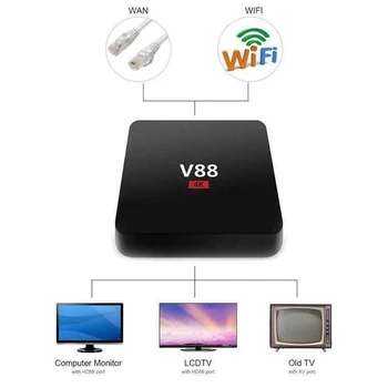 Smart TV Box 4K Quad Core 1+8GB HD WiFi Set-Top Media Player 