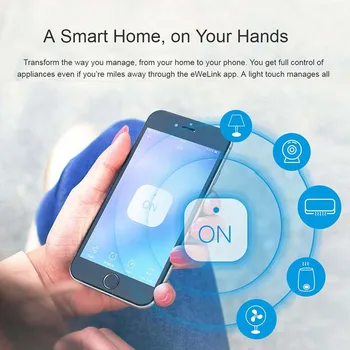 Sonoff Pagrindinio R2 Wifi Laikmatis Smart Switch Paramos eWelink APP Belaidžio Namų automatikos, Suderinamą su 