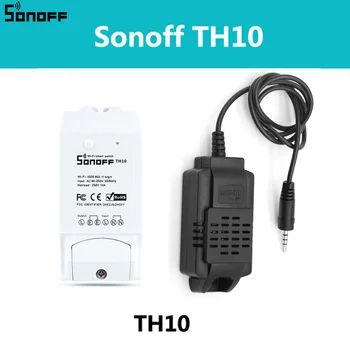 Sonoff TH10 TH16 WIFI Jungiklis Si7021 S18b20 Temperatūros ir Drėgmės Jutiklis Wifi Nuotolinio Valdymo Protingo Namo Automatizavimo Modulis 16A