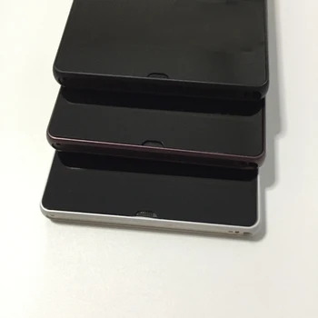 Sony Xperia Z C6603 C6606 C6602 C6601 L36h L36i Jutiklinis Ekranas skaitmeninis keitiklis + LCD Ekranas komplektuojami Su Rėmo + Nemokamas Įrankiai