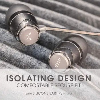 SoundMAGIC E11C Ausines Laidines Triukšmo Izoliavimo in-Ear Ausinių Galinga Boso HiFi Stereo Sporto ausinės su Mikrofonu