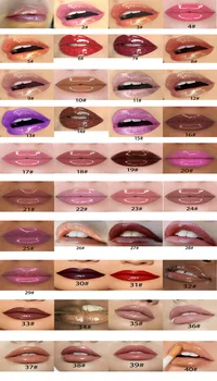 Spalva 57 iš viso 120 spalvų lūpų blizgesys gali prekinio ženklo logotipą kosmetika organinis lūpų blizgesys vaikams mergaitė aiškiai lūpų